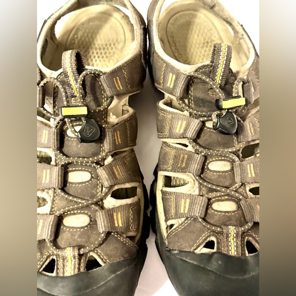 KEEN Men’s Newport H2 Brown and Yellow Sandals Size 11 - Picture 13 of 15